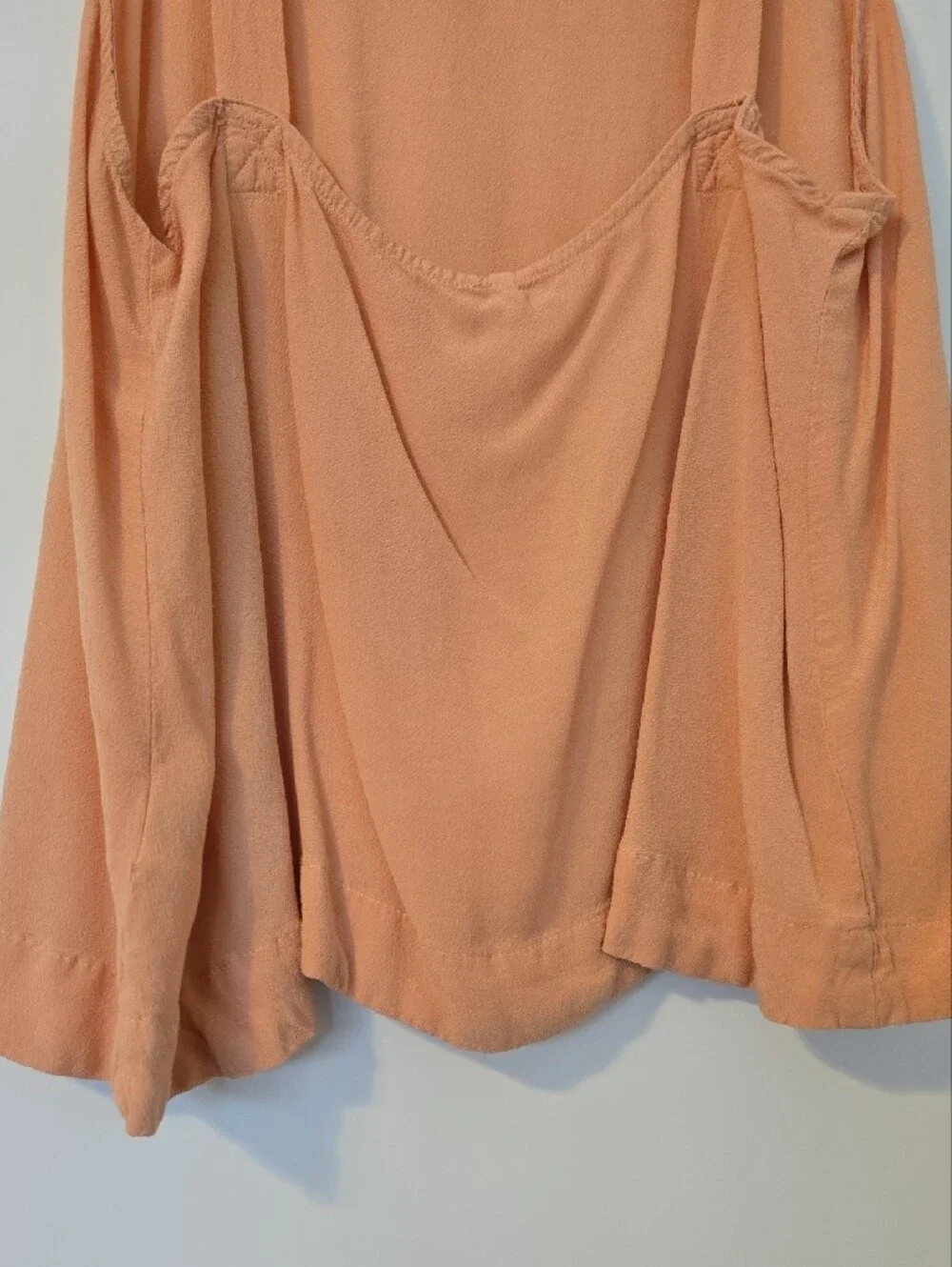 Free People Peach Cowl Neck Tank Size XS NWOT Super Cute!